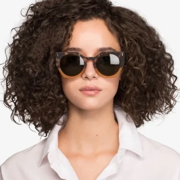 MATT&NAT MULE - LEOPARD ROUND SUNGLASSES - Picture 10 of 11